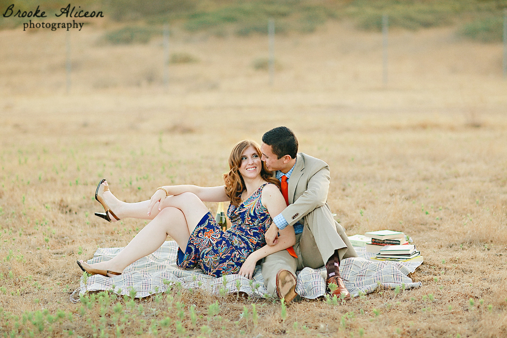 Vista, Engagement, Brooke Aliceon Photography, San Diego Wedding Photography, Vintage Wedding, Rustic, Field