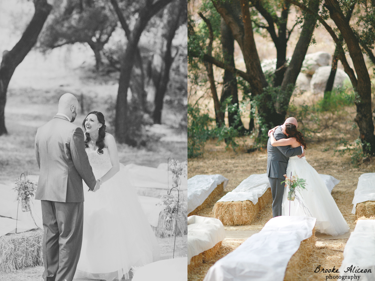 first look, first look photos, photos of bride and grooms first look, brooke aliceon photography