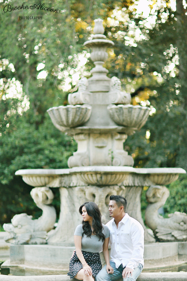 The huntington, Southern California Engagement Photography