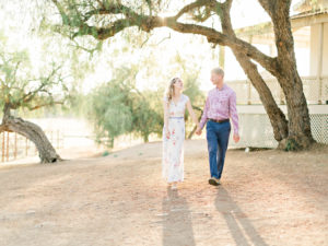 light and bright engagement photos