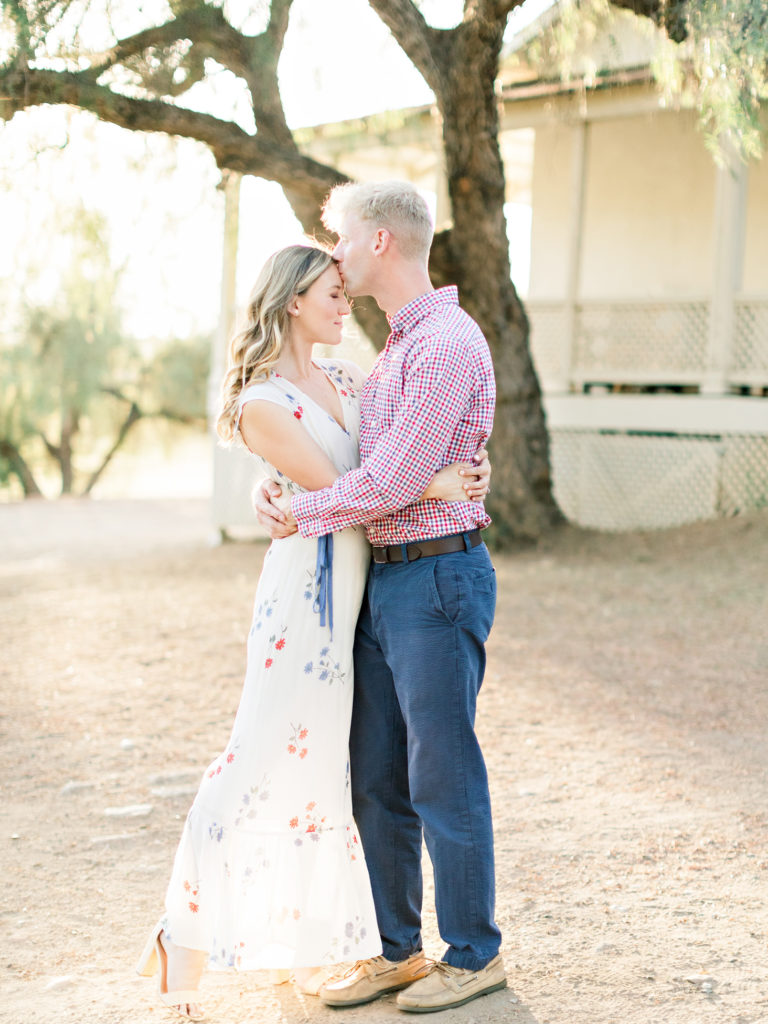 rustic style engagment session